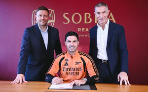 Mikel Arteta gia hạn hợp đồng với Arsenal đến năm 2030