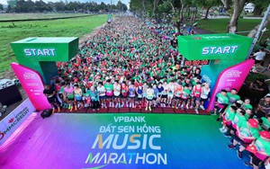 VPBank Đất Sen Hồng Music Marathon 2026 nối nhịp văn hóa và sức sống Đồng Tháp