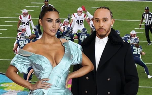 Lewis Hamilton và Kim Kardashian công khai hẹn hò tại Super Bowl?