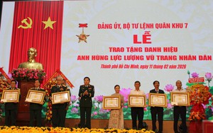 Phong tặng, truy tặng danh hiệu Anh hùng Lực lượng vũ trang nhân dân cho 7 tướng lĩnh Quân đội