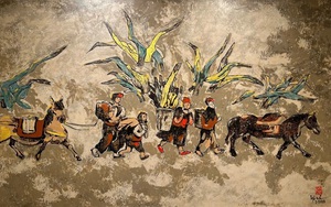 Ngựa nơi biên cương trong tranh họa sĩ Đỗ Đức