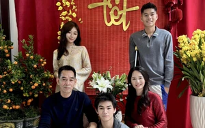 Khoảnh khắc bình yên của các ngôi sao bóng đá Việt đầu năm mới