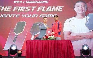 Thần đồng Pickleball Quang Dương ra mắt bộ sưu tập vợt mới mang tên "First Flame"