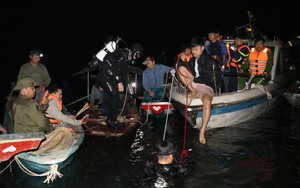 Nỗ lực tìm kiếm nạn nhân mất tích trong vụ chìm tàu ở hồ Thác Bà