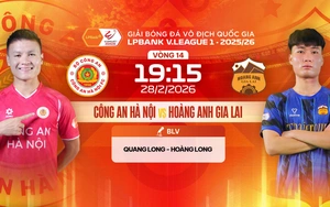 Link xem trực tiếp bóng đá Công An Hà Nội vs Hoàng Anh Gia Lai 19h15 hôm nay, V-League vòng 14