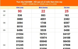 XSMN 27/2 - Kết quả xổ số miền Nam hôm nay 27/2/2026 - Trực tiếp XSMN ngày 27 tháng 2