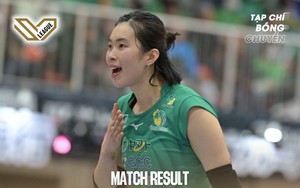 Trần Thị Thanh Thúy tỏa sáng, Gunma Green Wings vẫn không thể gây sốc trước đội đầu bảng giải bóng chuyền nữ Nhật Bản