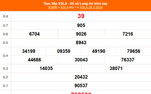 XSLA 28/2 - Kết quả xổ số Long An hôm nay 28/2/2026 - Trực tiếp XSLA ngày 28 tháng 2
