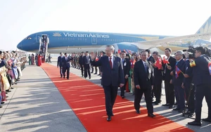 Tổng Bí thư Tô Lâm bắt đầu thăm cấp Nhà nước tới CHDCND Lào