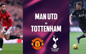 TRỰC TIẾP bóng đá MU vs Tottenham (19h30 hôm nay), Vòng 25 Ngoại hạng Anh 2026