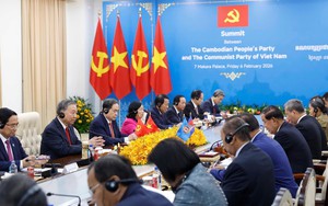 Tổng Bí thư Tô Lâm hội kiến Samdech Techo Hun Sen