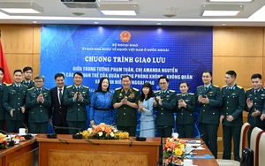 Gặp mặt giao lưu giữa Trung tướng Phạm Tuân và nữ phi hành gia Amanda Nguyễn