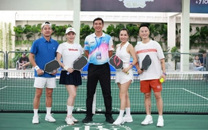 Dàn sao hào hứng tham dự giải Pickleball "Cặp đôi Cup"