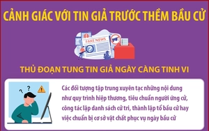 Cảnh giác với tin giả trước thềm bầu cử