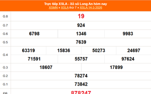 XSLA 14/3 - Kết quả xổ số Long An hôm nay 14/3/2026 - Trực tiếp XSLA ngày 14 tháng 3