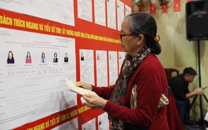 Nhiều địa phương ở Hà Nội đã hoàn tất công tác bầu cử