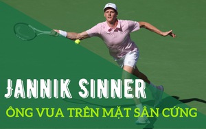Jannik Sinner là ông vua của mặt sân cứng