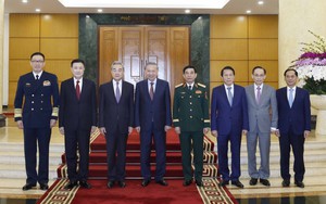 Tổng Bí thư Tô Lâm tiếp Bộ trưởng các Bộ Ngoại giao, Quốc phòng và Công an Trung Quốc