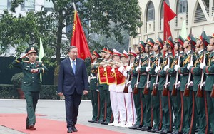 Tổng Bí thư Tô Lâm thăm, làm việc với Học viện Kỹ thuật quân sự