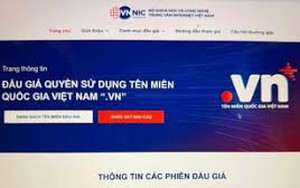 Tên miền quốc gia “.vn” được đấu giá gấp hơn 20 lần giá khởi điểm trong ngày đầu tiên