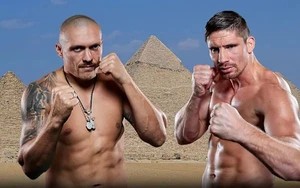 Oleksandr Usyk bảo vệ đai hạng nặng tại Kim tự tháp Giza