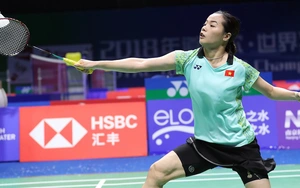 Hoa khôi cầu lông Việt Nam dừng bước trước cựu số 1 thế giới ở giải đấu tại châu Âu