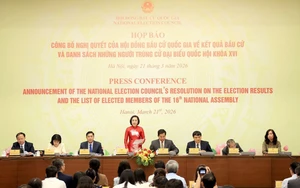 Họp báo công bố kết quả bầu cử: Tỷ lệ cử tri tham gia bỏ phiếu cao nhất từ trước đến nay 