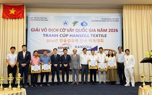 169 kỳ thủ tranh tài ở Giải vô địch Cờ vây quốc gia 2026