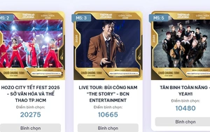 Bình chọn Giải Âm nhạc Cống hiến 2026: Bức Tường, HOZO chưa có đối thủ, nhiều bảng bắt đầu giãn cách