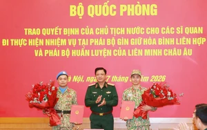 Lần đầu tiên Việt Nam có sĩ quan Tác chiến quân sự hỗn hợp tại UNISFA