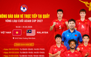 Bán vé trực tiếp trận Việt Nam-Malaysia