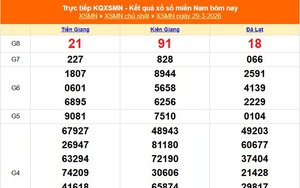XSMN 29/3 - Kết quả xổ số miền Nam hôm nay 29/3/2026 - Trực tiếp XSMN ngày 29 tháng 3 
