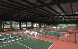 Cận cảnh cụm sân pickleball đắt nhất Hà Nội, giá lên tới 750.000 đồng/giờ