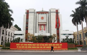 Bầu cử Quốc hội và HĐND: Hà Nội rực rỡ cờ hoa hướng về ngày hội non sông