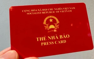 Gia hạn sử dụng Thẻ nhà báo kỳ hạn 2021-2025 đến hết ngày 30/6/2026