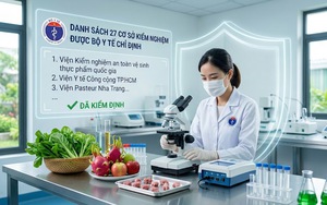 Bộ Y tế công bố 27 cơ sở kiểm nghiệm an toàn thực phẩm 