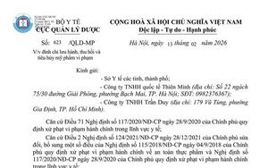 Thu hồi và tiêu hủy lô sữa rửa mặt Dabo Charcoal Cleansing Foam 