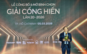 Phát biểu của Trưởng BTC tại Lễ Công bố Giải thưởng Cống hiến lần thứ 20 - năm 2026