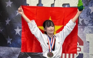 Hoa khôi làng võ Việt Nam giành HCV taekwondo tại Mỹ