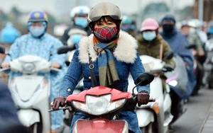 Từ chiều và đêm 9/3 không khí lạnh ảnh hưởng tới Bắc Bộ và Trung Bộ