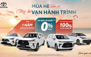 Toyota duy trì sức mua với chương trình ưu đãi lớn trong tháng 4