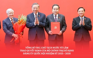 Tổng Bí thư, Chủ tịch nước Tô Lâm trao Quyết định của Bộ Chính trị chỉ định Đảng ủy Quốc hội nhiệm kỳ 2025 – 2030
