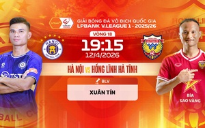 Link xem trực tiếp bóng đá Hà Nội FC vs Hồng Lĩnh Hà Tĩnh 19h15 hôm nay, V-League vòng 18