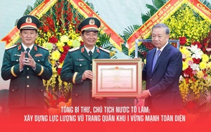 Tổng Bí thư, Chủ tịch nước Tô Lâm: Xây dựng Lực lượng vũ trang Quân khu 1 vững mạnh toàn diện
