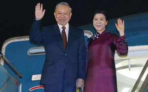 Tổng Bí thư, Chủ tịch nước Tô Lâm và Phu nhân lên đường thăm cấp Nhà nước đến Trung Quốc