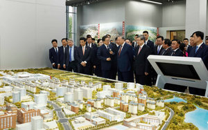 Tổng Bí thư, Chủ tịch nước khảo sát tại Khu khởi động của thành phố Hùng An (Trung Quốc)