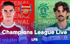 Link xem trực tiếp bóng đá Arsenal vs Sporting Lisbon 02h00 hôm nay, tứ kết lượt về Champions League
