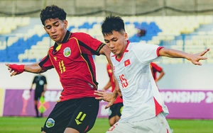 Hai cầu thủ có hat-trick, U17 Việt Nam thắng 10-0 ở giải Đông Nam Á