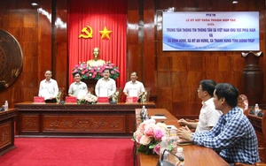Đồng Tháp: Ký kết hợp tác truyền thông giữa TTXVN khu vực phía Nam và 3 xã
