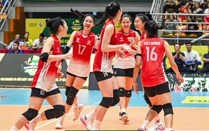 Đội bóng chuyền nữ vô địch Việt Nam nhiều nhất trong lịch sử chiến thắng chóng vánh, vào top 3 giải VĐQG 2026
